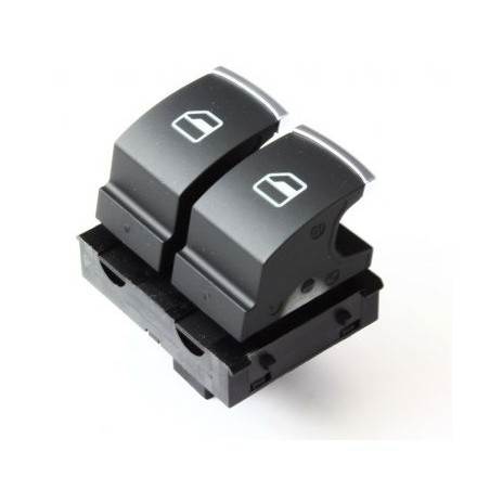Bouton lève vitre double avec insert chromé - 5K3959857CXSH Bouton lève vitre double avec insert chromé - 5K3959857CXSH