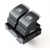Bouton lève vitre double avec insert chromé - 5K3959857CXSH Bouton lève vitre double avec insert chromé - 5K3959857CXSH