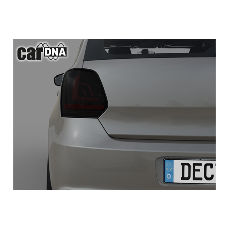 Feux carDNA LED VW Polo 6R rouge/fumé à clignotants dynamique - RV46LLBSY
