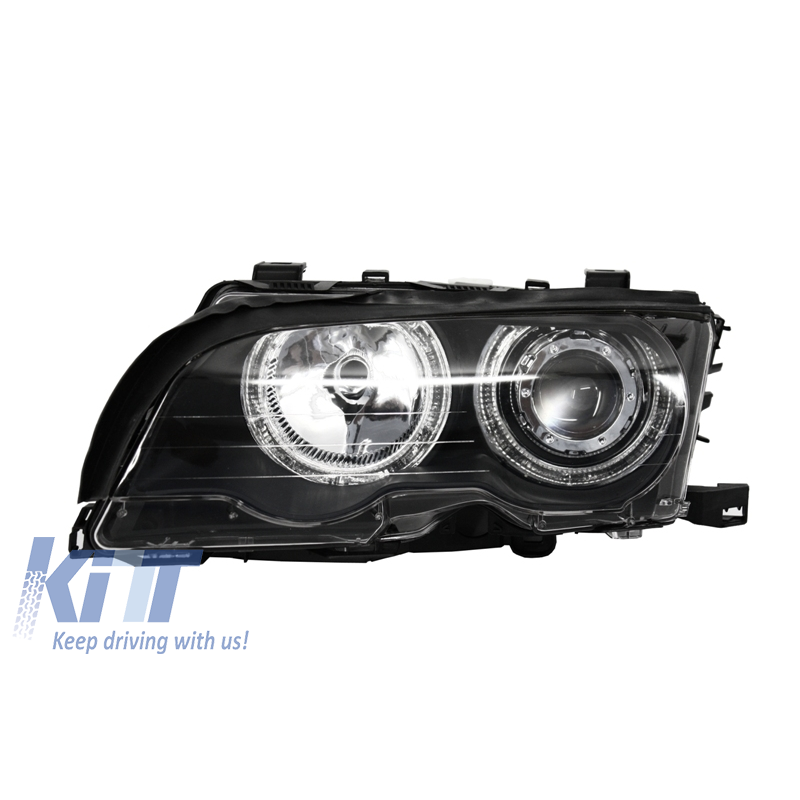 Angel Eyes Headlights suitable for BMW 3 Series E46 Coupe/Cabrio (1998