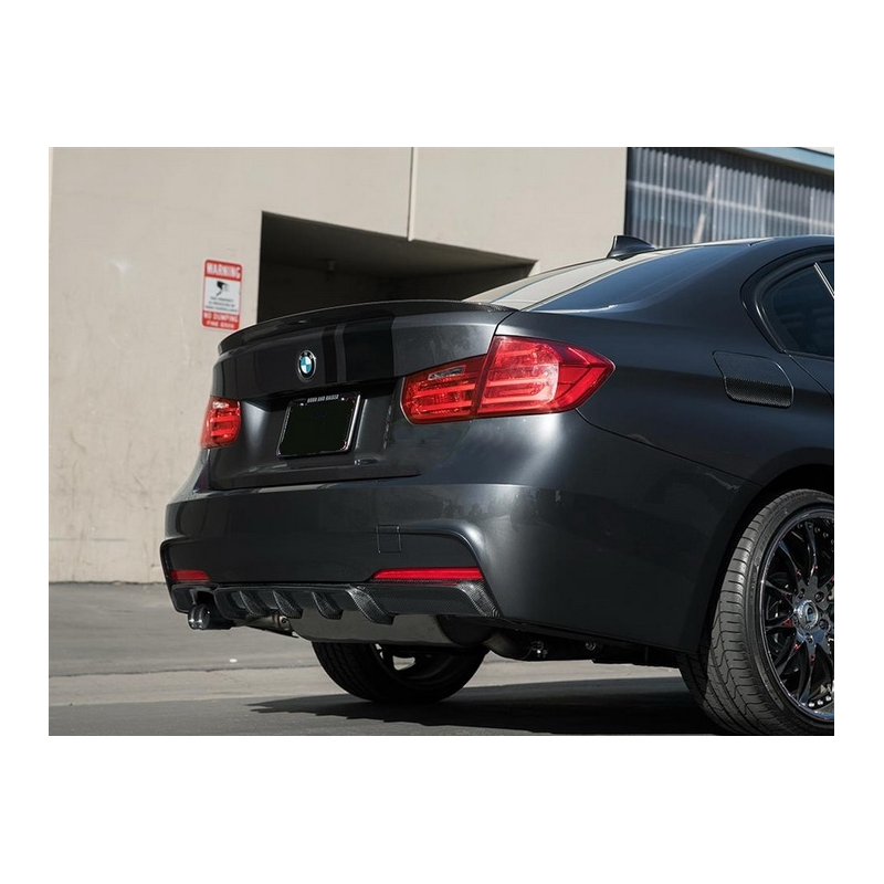 Rear Bumper Spoiler Valance Diffuser Carbon suitable for BMW 3 Series