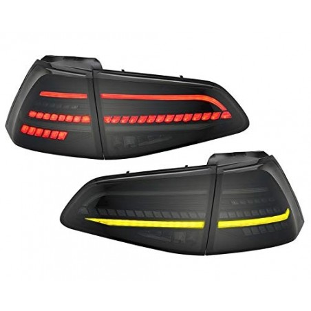 Feux arrière Matrix led Golf 7 GTI Facelift à clignotants dynamique Noir