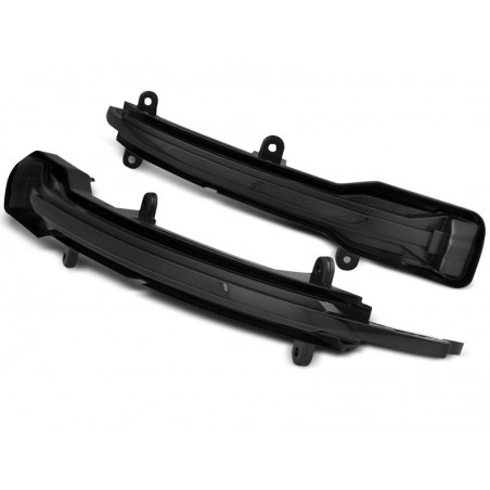 Kit de clignotants de rétroviseurs noir avec effet dynamique à LED pour Audi Q5 2012-2016 & Q7 2010-2015 Kit de clignotants de rétroviseurs noir avec effet dynamique à LED pour Audi Q5 2012-2016 & Q7 2010-2015
