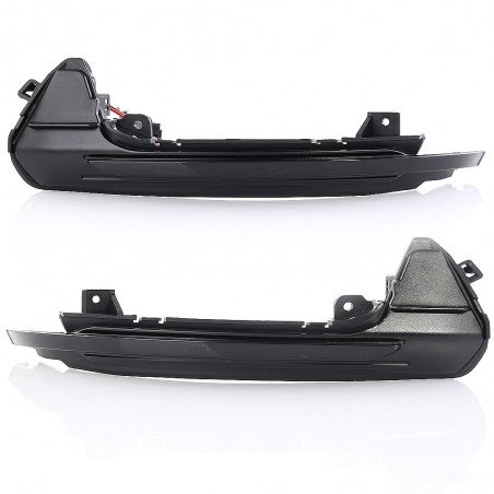 Kit de clignotants de rétroviseurs noir avec effet dynamique à LED pour Audi A6 (4G) 2011-2018 - Smoke - incl. Dynamic Running L Kit de clignotants de rétroviseurs noir avec effet dynamique à LED pour Audi A6 (4G) 2011-2018 - Smoke - incl. Dynamic Running L