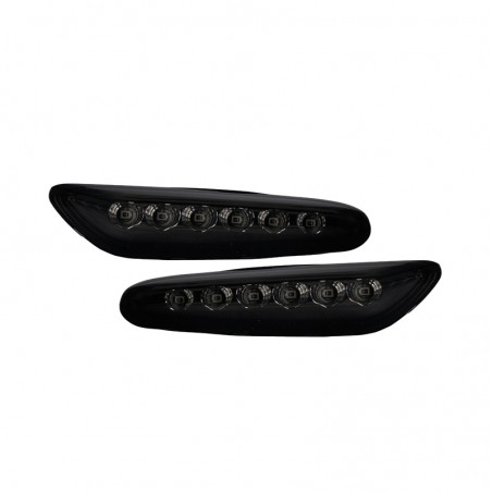 Kit clignotants latéral fumé à LED dynamique - BMW 1 E8x / 3 E46 / 3 E9x / 5 E6x / X1 E84 / X3 E83 - Smoke Kit clignotants latéral fumé à LED dynamique - BMW 1 E8x / 3 E46 / 3 E9x / 5 E6x / X1 E84 / X3 E83 - Smoke