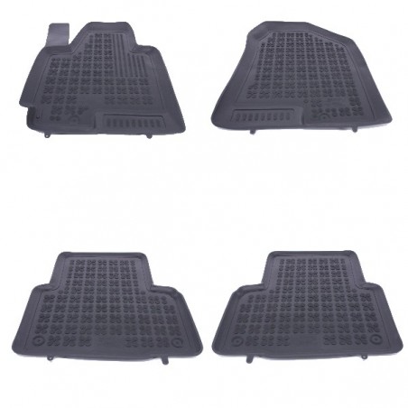 Floor mat Rubber Black suitable for HYUNDAI IX35 2010+