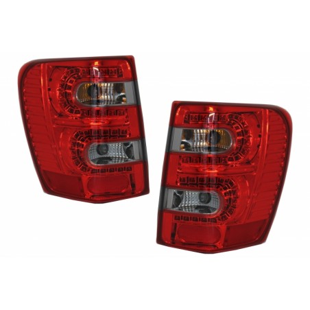Taillights LED suitable for JEEP Grand Cherokee (1999-05.2005) Red Smoke