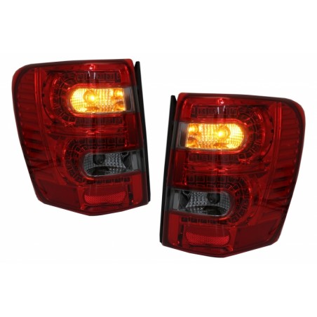 Taillights LED suitable for JEEP Grand Cherokee (1999-05.2005) Red Smoke