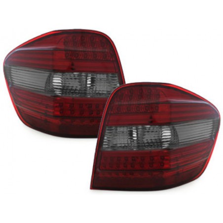 LED taillights suitable for MERCEDES Benz M-Klasse 05+ _ red/crystal