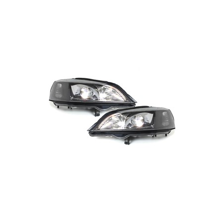 Headlights suitable for OPEL Astra G (1998-2004) Black