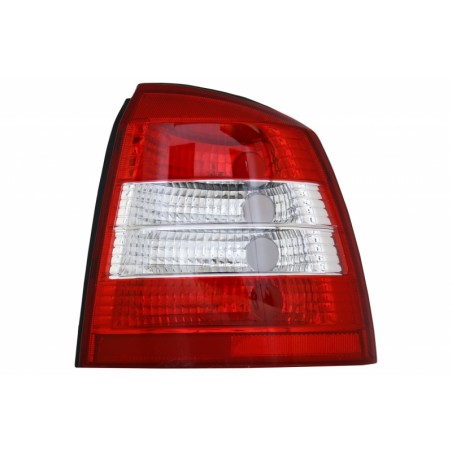 Taillights suitable for OPEL Astra G 3/5 Doors (F48 F08) Hatchback (1998-2004) Red Clear