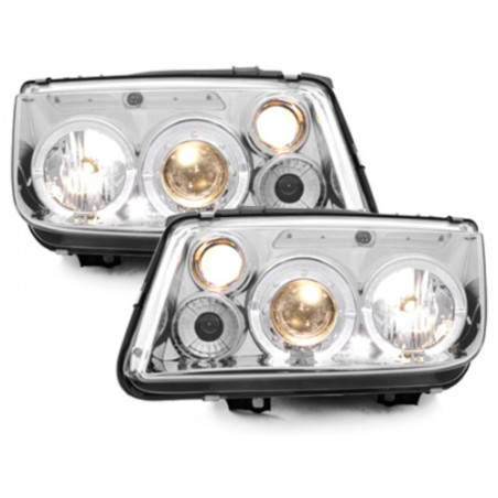 headlights suitable for VW Bora 98-05 _ 2 halo rims