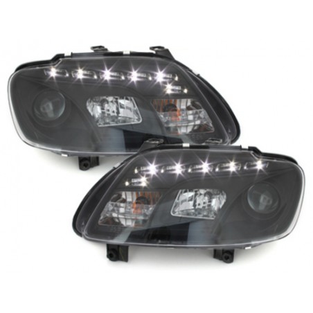 DAYLINE Headlights LED DRL suitable for VW Touran 1T (2003-2006) suitable for VW Caddy 2K (2003-2010)