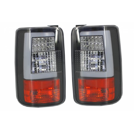 LED LightBar Taillights suitable for VW  Caddy 3 Type 2k (2004-2015) Black