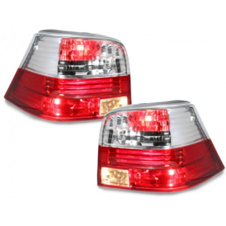 taillights suitable for VW Golf IV 97-04 _ red/crystal