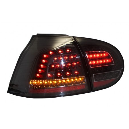 Full Led Taillights suitable for VW Golf V 5 Left Hand Drive (2004-2009) Black Urban Style