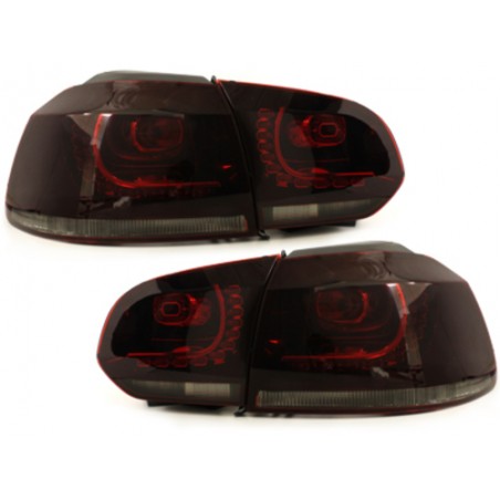 LED taillights suitable for VW Golf 6 VI 08+ red / smoke R-Look