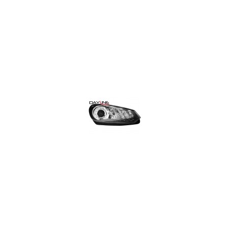 DAYLINE Headlights suitable for VW  Golf VI 6 08+ LED DRL Design Black