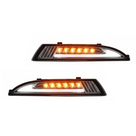 Front Blinker Indicator with Daytime Running Lights suitable for VW Scirocco III (2009-up) Chrom