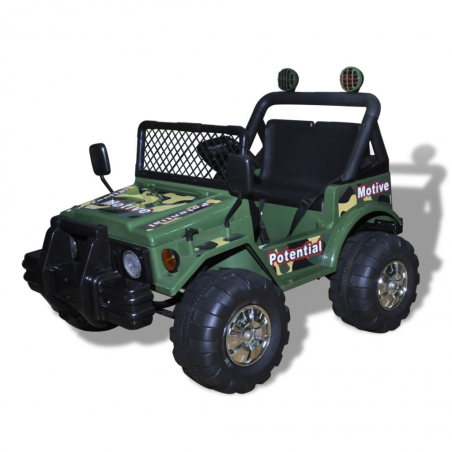 Voiture électrique pour enfant en vert Voiture électrique pour enfant en vert