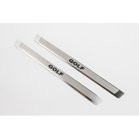 Garnitures de seuil de seuil en acier inoxydable pour Golf 7 (5 portes) Garnitures de seuil de seuil en acier inoxydable pour Golf 7 (5 portes)