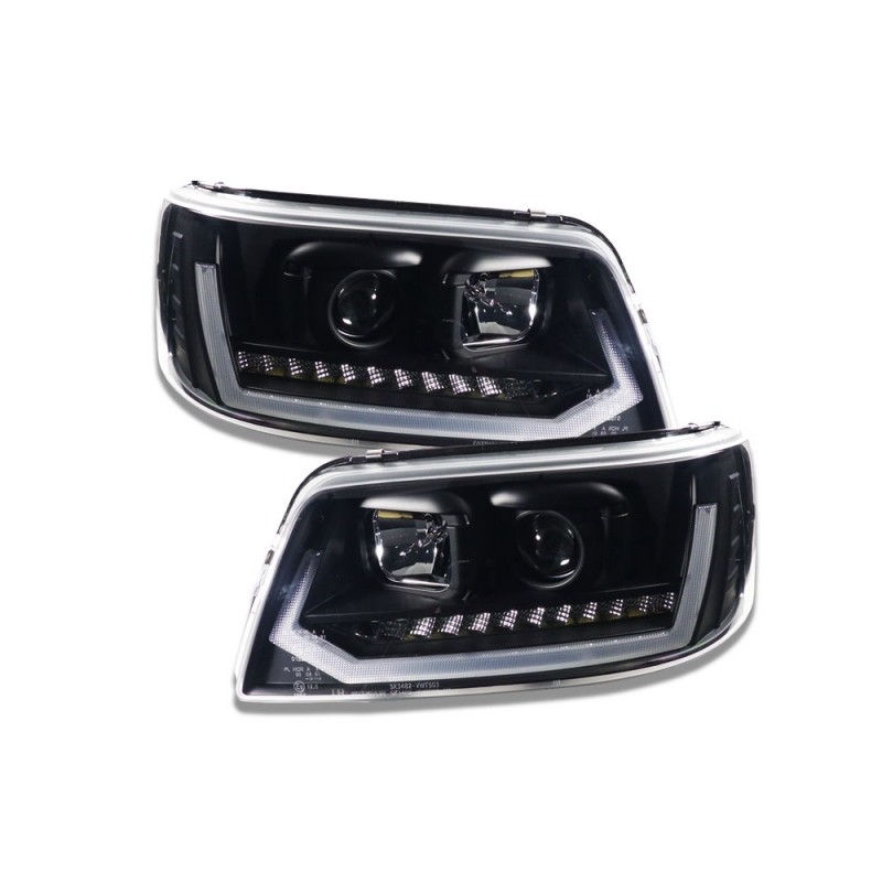 VW T5 2009 Facelift Phare Antibrouillard Feux Phares /& Grilles+Kit Câblage