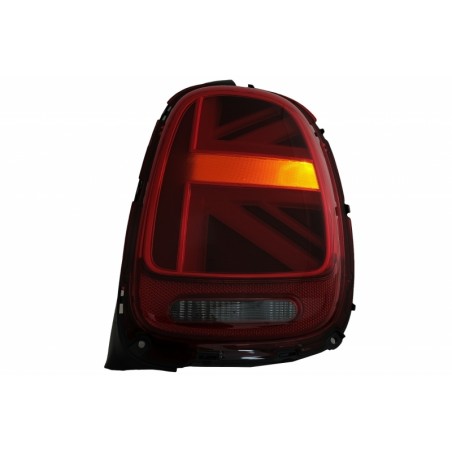 Feux arrière adaptables sur MINI ONE F55 F56 F57 3D 5D Décapotable (2014-2018) JCW Design Rouge