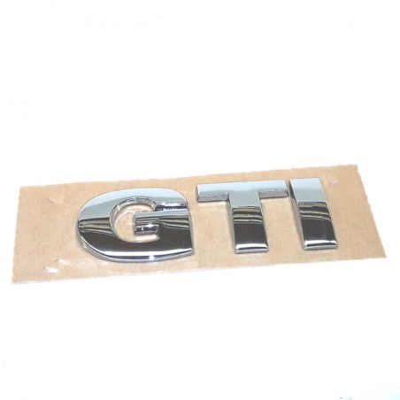Logo insigne "GTI" Chrome