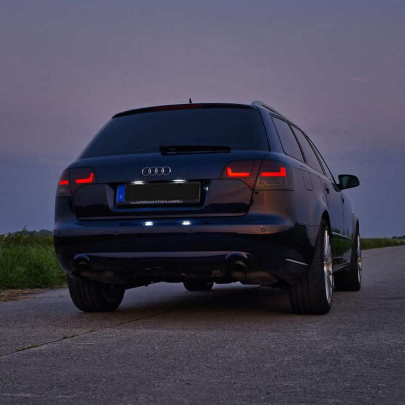 Rear lights LITEC LED Audi A4 Avant B7 0408 Red/Smoked RA16LARS