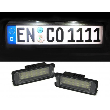 Pack d'ampoules LED plaque d'immatriculation pour FIAT MULTIPLA (186)