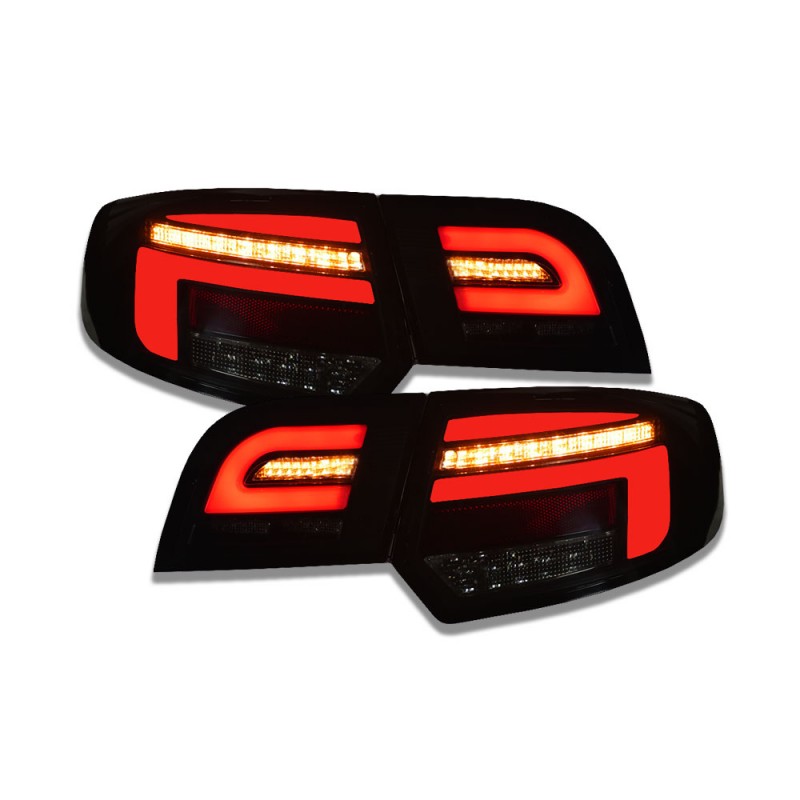 Feux arrière à LED Audi A3 8P Sportback 0814 noir/fumé