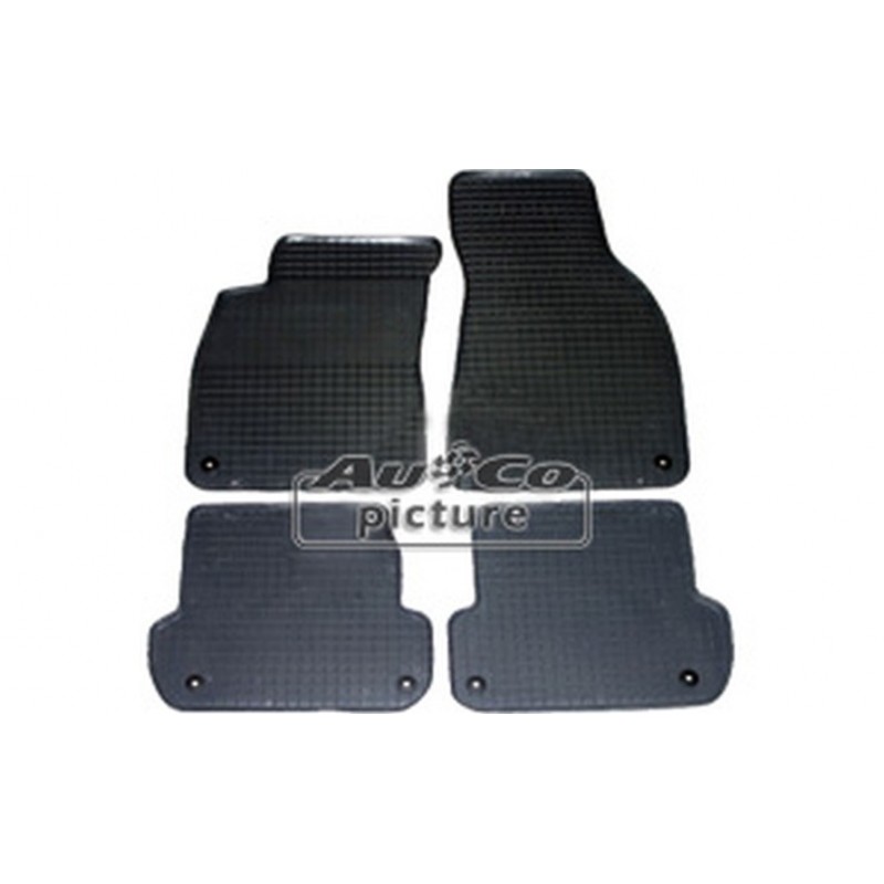 OMAC Tapis de sol caoutchouc pour Audi A4 Berline Break Allroad 2016-25 Premium