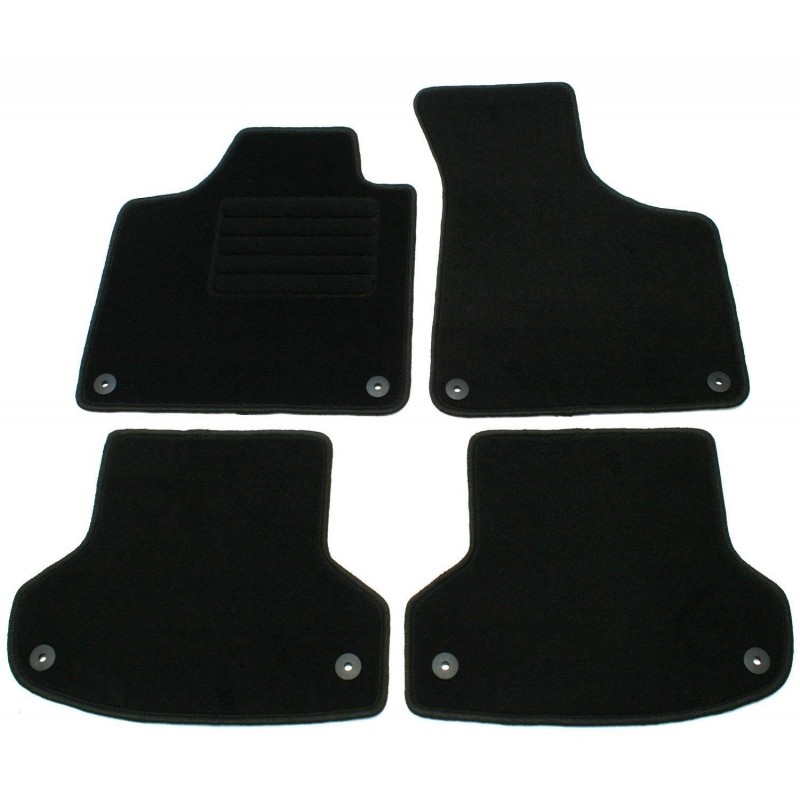 Tapis de Sol de Voiture pour Audi A3 8L 1996-2003 Velours solide et durable 4Pcs