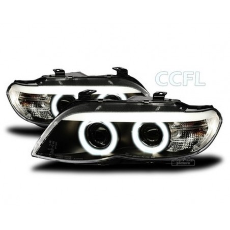 XENON Projecteurs avec 2 CCFL Angel Eyes pour BMW E53 / X5