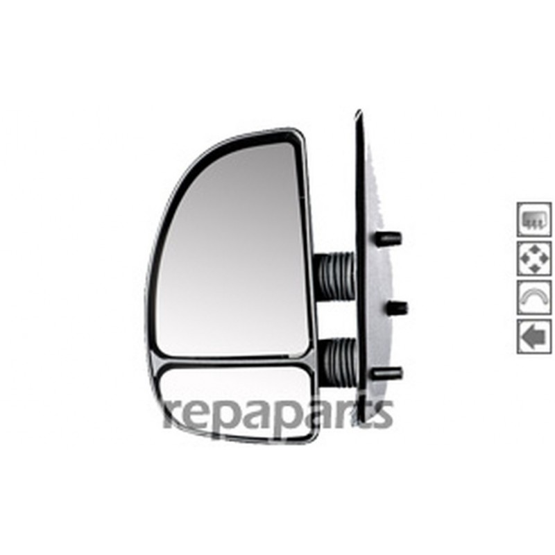 Rétroviseur gauche électrique CITROËN JUMPY II 2007-2016 noir Neuf