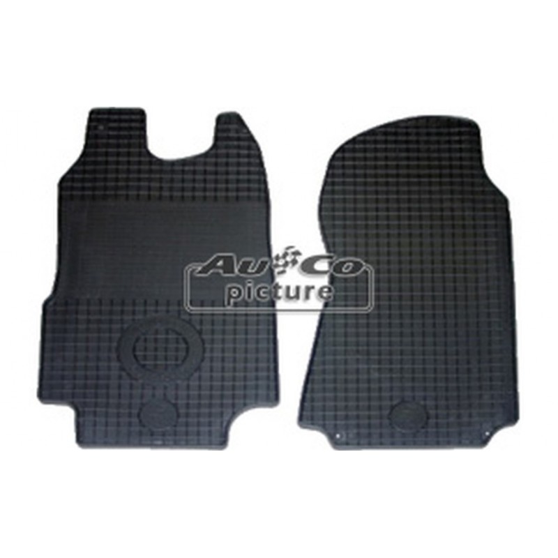 Tapis De Sol En Caoutchouc OMAC Pour Ford Transit 2018-2024 - Noir - Protection Imperméable Et Anti-Abrasion