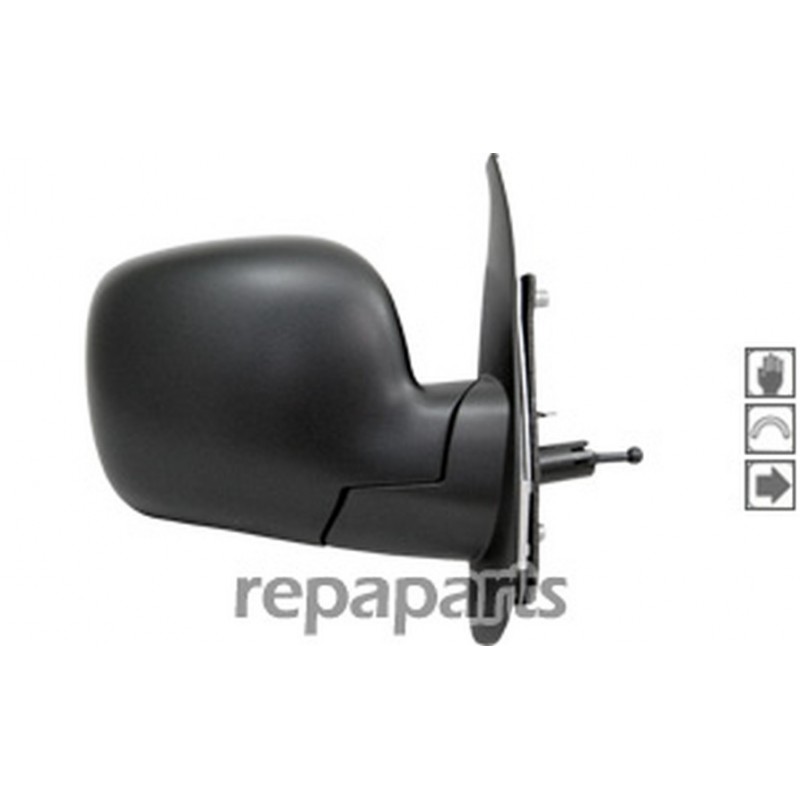 Rétroviseur Extérieur Droit Manuel Court Pour Renault Kangoo II Et Kubistar (2003-) – Neuf TYC