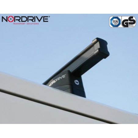 NORDRIVE KARGO Barres de toit 4-Barres pour VW T5 TRANSPORTER / MULTIVAN