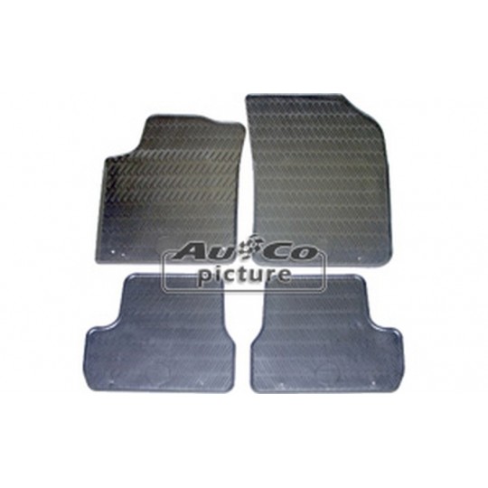Tapis Caoutchouc Sur Mesure Pour Citroën C4 Cactus (05/2014) - Set De 4 Pièces - Neuf