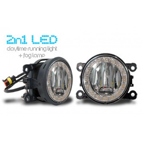 LED Feux diurnes + LED Projecteurs antibrouillard  2 in 1 - Direct