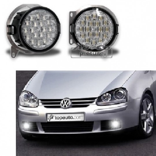 LED Daytime Running Light Set for VW GOLF 5