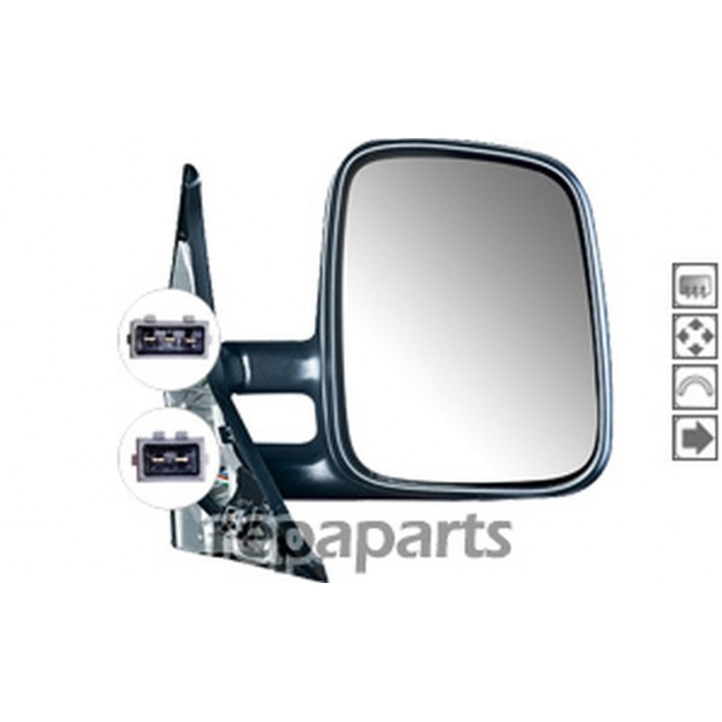 Rétroviseur Droit électrique Pour VW T4 Transporter IV Bus - Modèles 1990 à 2004