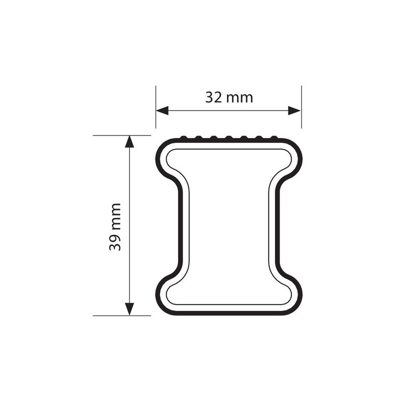 NORDRIVE KARGO Steel roof bar 150