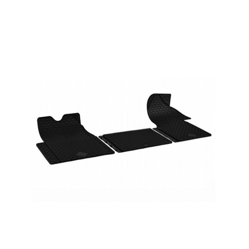 Tapis De Sol Avant Pour Renault Master 1998-2003 - Graphite, Facile à Nettoyer, Neuf Sous Emballage