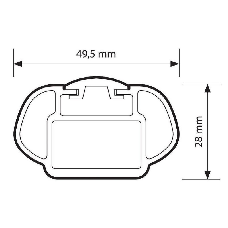 NORDRIVE EVOS ALUMIA Barres de toit pour AUDI A1 (3PORTES)