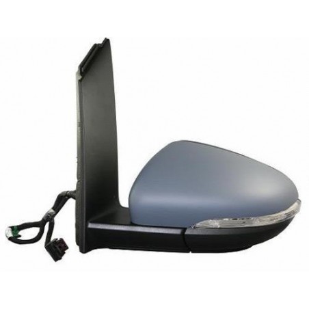 TYC Rétroviseur Gauche Électrique Chauffant Pour VW Touran 2003-2010 - À Peindre
