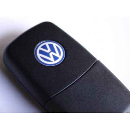 Emblème VW, symbole, clé de voiture, clé de contact, plaque, télécommande.