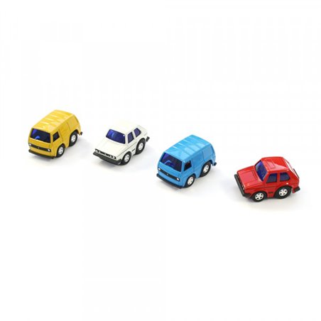 Voiture jouet Volkswagen originale avec fonction de recul Pullback T3 / GTI 1 miniature.