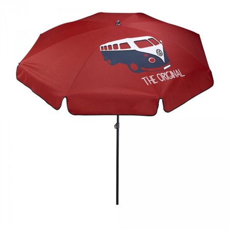 Parapluie de plage VW Bulli rouge Accessoires d'origine Volkswagen