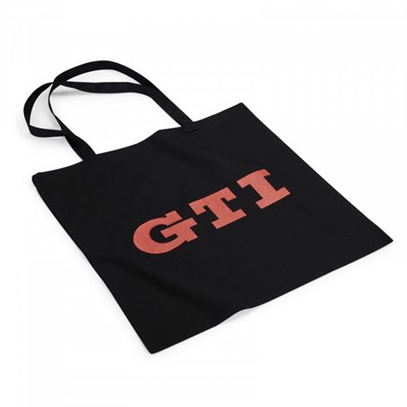 Sac de transport d'origine VW, sac de courses avec logo GTI, noir/rouge 000087317BN.